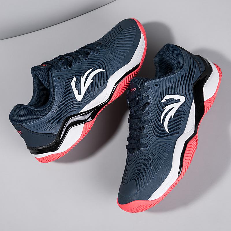 Tennis shoes Men s wear-resistant professional non-slip badminton shoes New tennis sports shoes 39 темно-синий