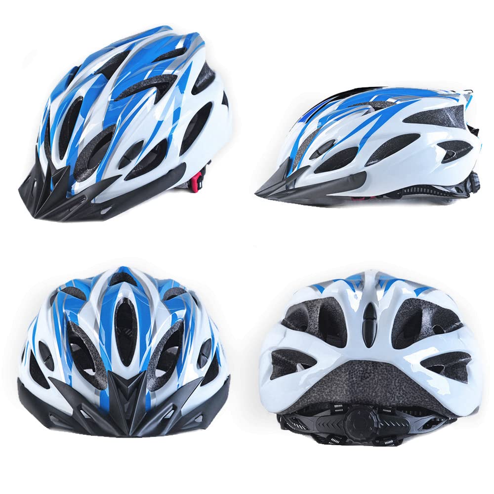 kufun Road Bike Helmet Bicycle Adult Unisex Cycling Adjustable (Blue)