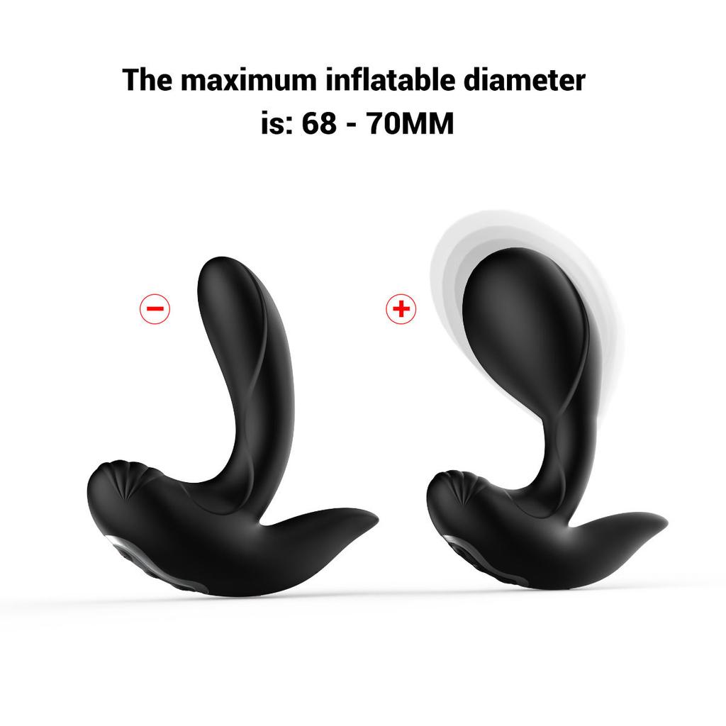 Prostata Inflation Vibration Anal Tamponade Vestibular Elektrische Fernbedienung Zweite Flut Massagegerät Männliche Sex Produkte