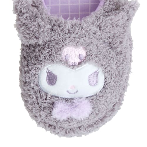 sanrio kids face shaped slippers kuromi approx. 18cm 287598