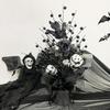 Artificial Tree Scary Pumpkin Halloween Ornament Fake Table Centerpiece Decoration for