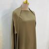 Loriya 2023 Solid Color Streetwear Swing Robe Dress Set - LR618