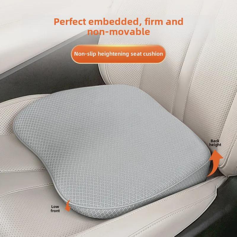 

Universal Memory Foam Car Seat Cushion with Lumbar Support - Breathable, Non-Slip, All-Season Comfort No Specification