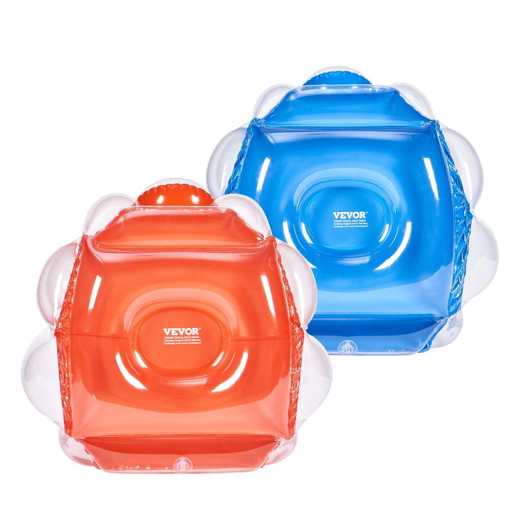 SucceBuy 2'li Paket 2/3FT Şişirilebilir Tampon Topları Vücut Sumo Zorb Topları Çocuklar ve Gençler İçin Dayanıklı PVC İnsan Hamster Baloncuk Topları