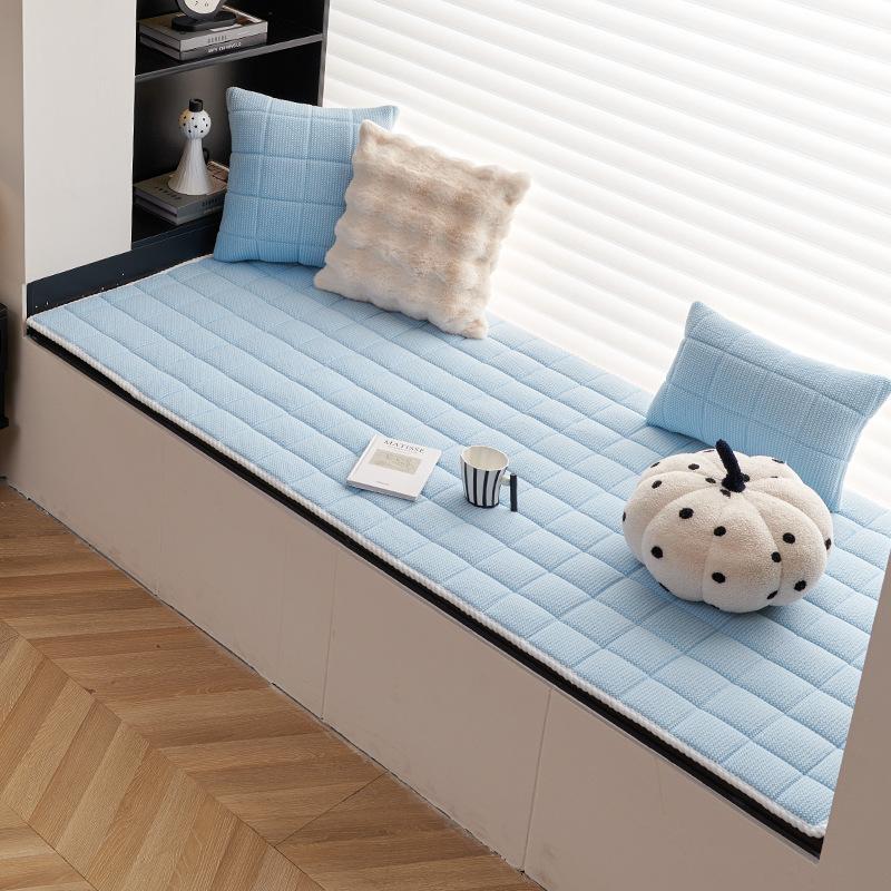 New Bay Window Mat Sponge Window Sill Mat Four Seasons Universal Non-Slip Tatami Bedroom Balcony Internet Celebrity Seat Cushion