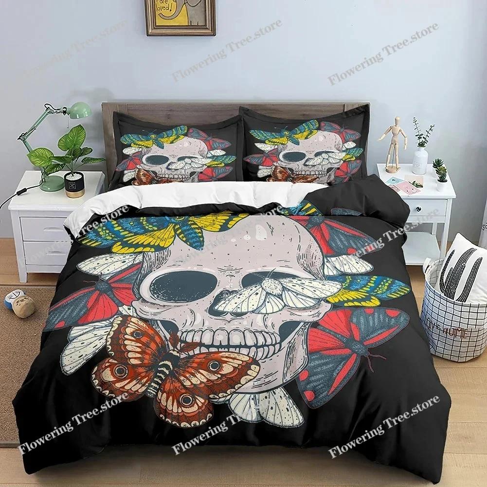 Music Bedding Set Rose Violin Printed Duvet Cover Set Twin King Queen Comforter Covers With Pillowcase Quilt Cover Home Textile