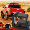 Aluminum Truck Canopy Clamps Heavy-Duty Secure Camper Shell Mounting Clamps Fastener Black/Silver Truck Cap Mounting Clamps