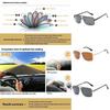 Stylish Black Polarized Aviator Men Glasses Ideal For Outdoor Sports And Driving