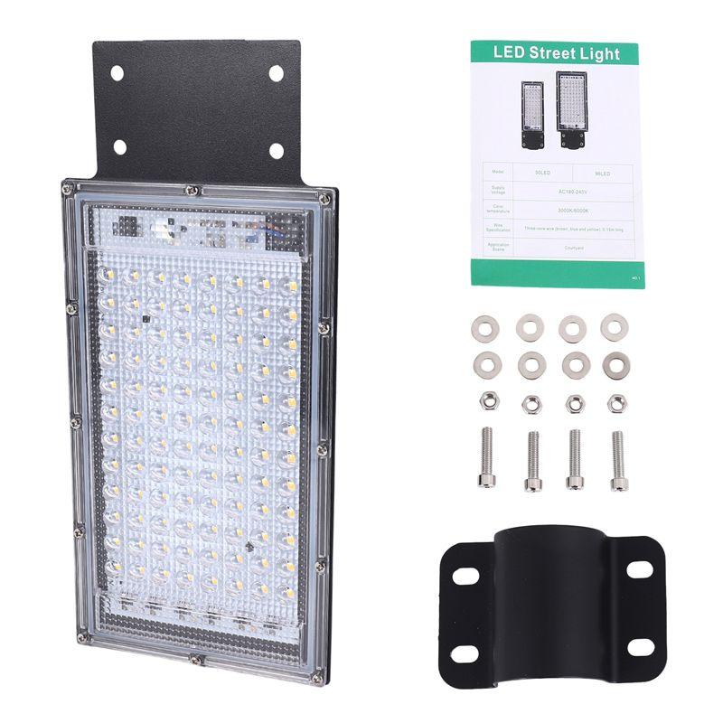 ABJI-Lighting LED Street Light Floodlight Integrated Road Lighting 100W Waterproof Garden Light Outdoor чёрный