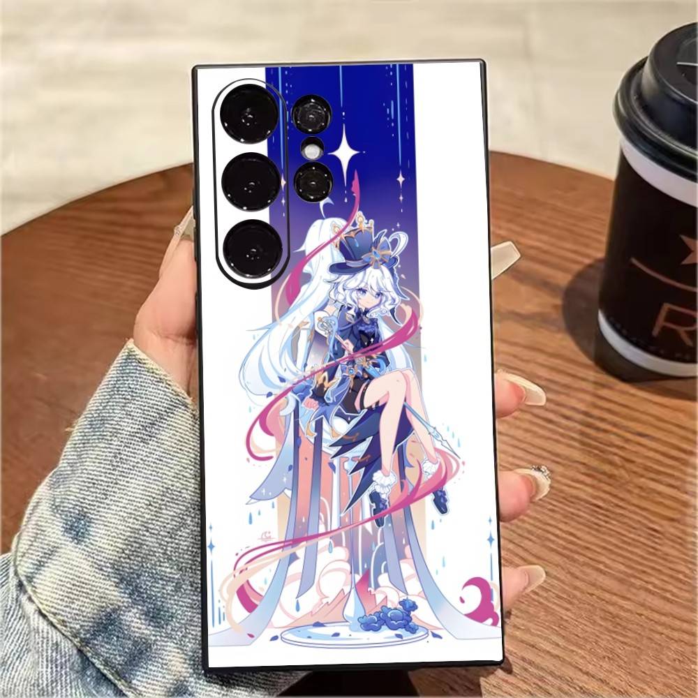 Hydro A-ArchonS F-FurinaES Phone Case For Samsung S25,S24,S21,S22,S23,S20,Ultra,S26,Plus,Fe,Note,5G Black Cover