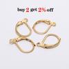 20pcs/lot Stainless Steel  Gold Korean Earrings For Women Base For Earrings Hooks For Jewelry Making Supplies DIY Findings
