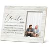 SRADMO Uncle Definition Picture Frame - Best Uncle Gifts 10x8 Inch Tabletop Photo Frame for Father's Day, Birthday, Thank You Gifts