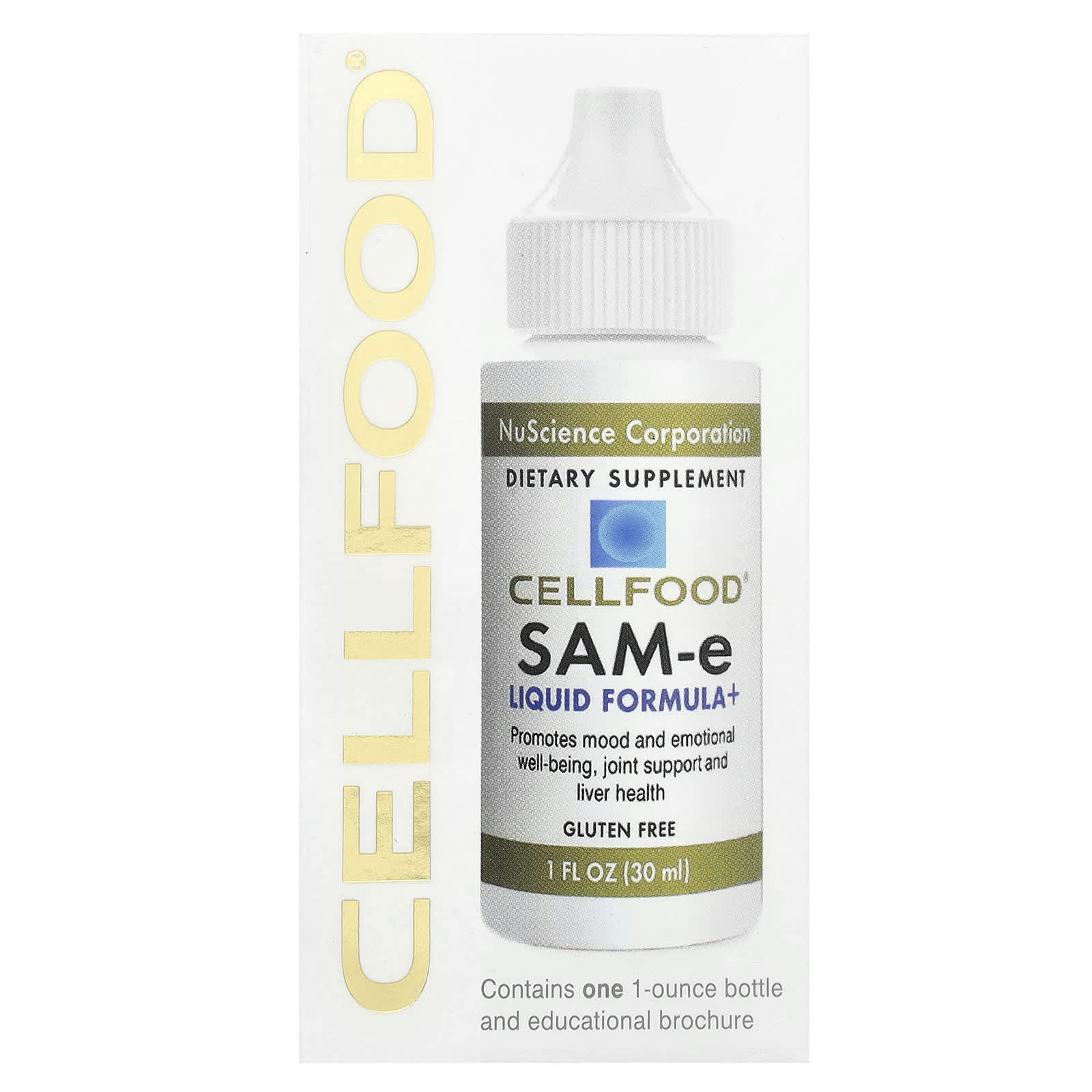 

Cellfood, SAM-e Liquid Formula+, 30ml(1fl oz)