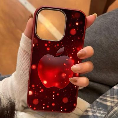 Red Aesthetic Light Spot For Apple Pattern Phone Case For iPhone 17 16 Pro 16E 15 14 13 12 11 Pro Max 17 Air X XS 7 8 Plus Cover