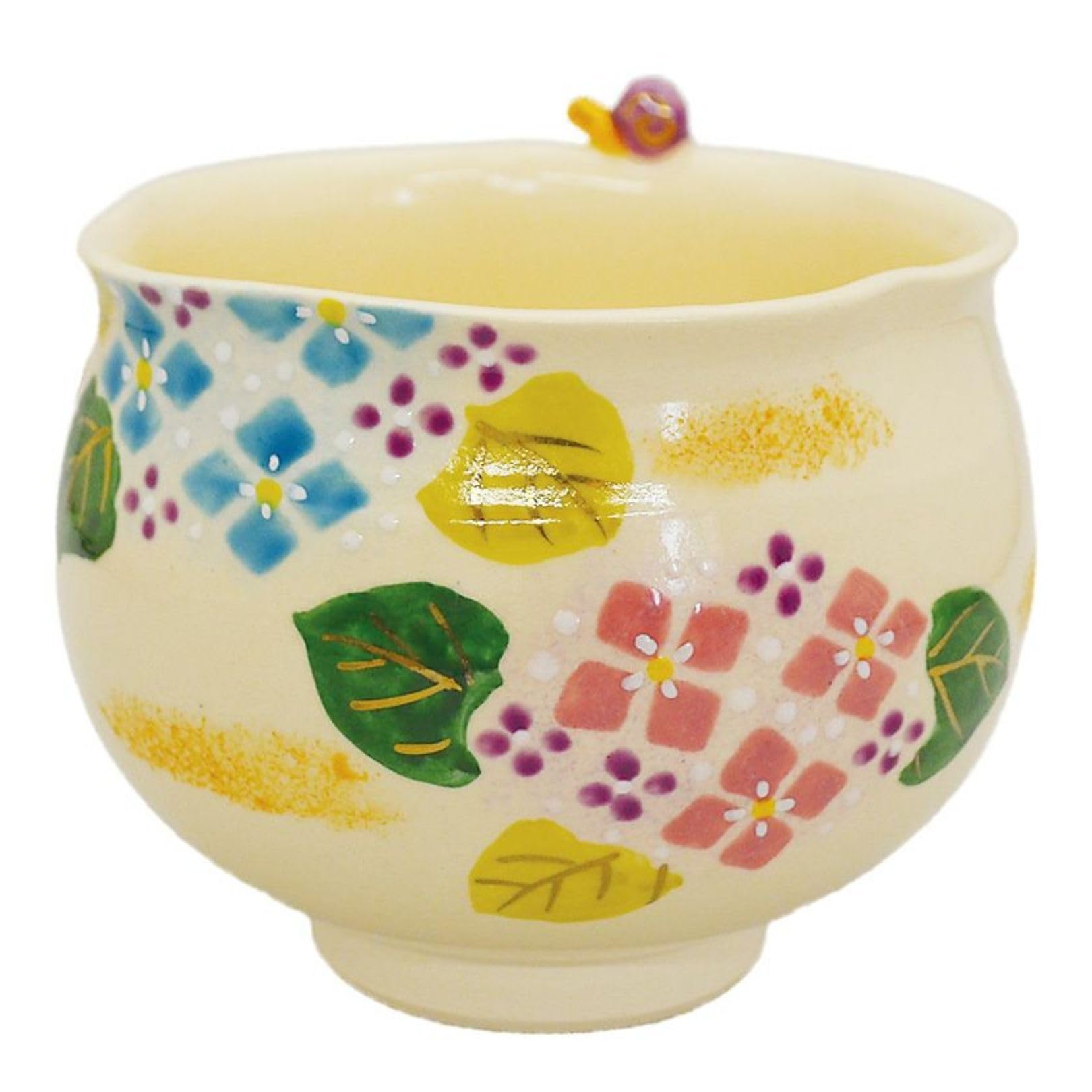 

Matcha Tea Kyoto Made in Hydrangea by Takenaka Perfect for Tea 11cm Wide x 9cm High Bowl, Ware, Japan, Design, Kosho, Ceremony, Gift,