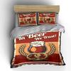 Beer glass, pretzel, wheat. Bedding sets Duvet cover sets Duvet covers Pillowcases(1* Duvet Cover 2* Pillowcases without duvet insert)