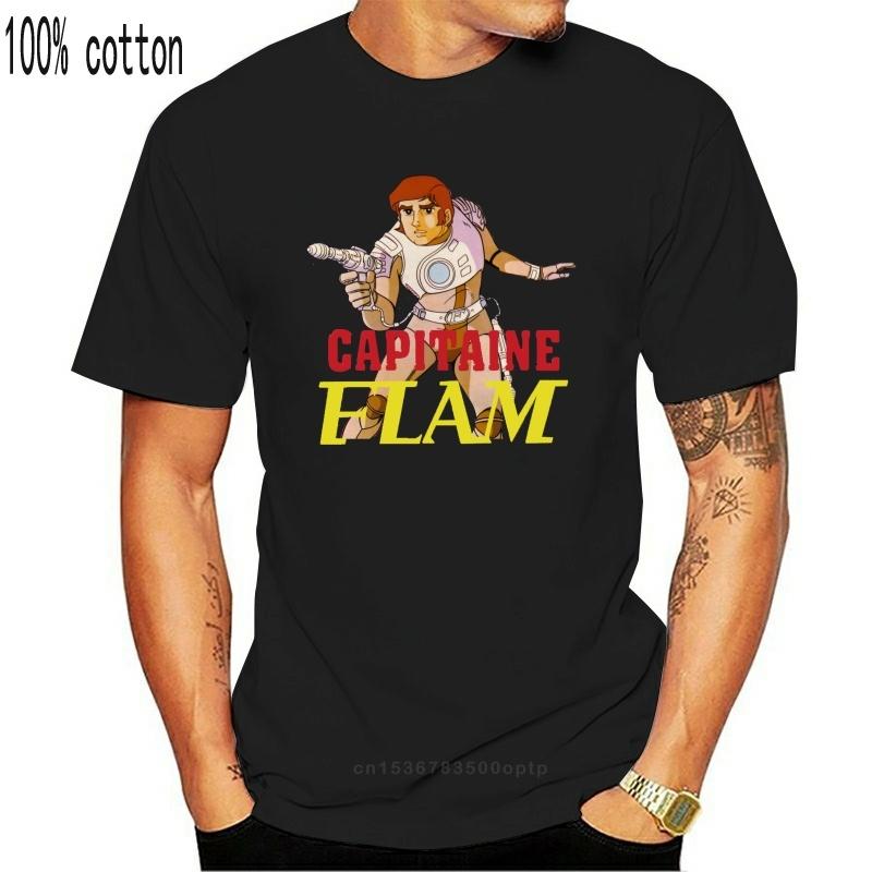 

T-shirt captain flame artwork XS чорний