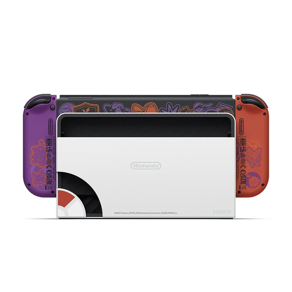 Refurbished Nintendo Switch (OLED Model) Scarlet Violet Edition (HEG-S-KEAAA)