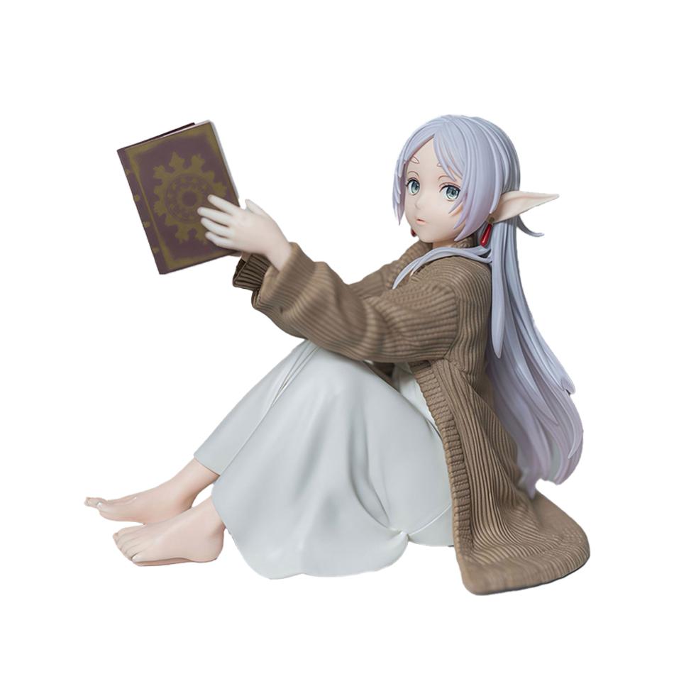 12CM Frieren Beyond Journey End Anime Figure Desktop Cute Night-suit Action Figurine Collection Model Toys s Kid Friendly Entertaining Fun Play Safe