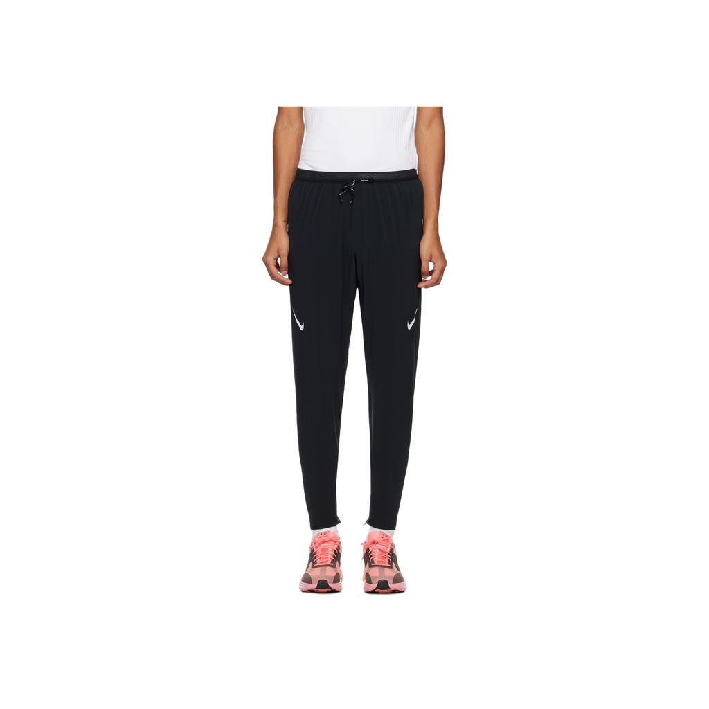Nike Dri-Fit Multi-Logo Printed Loose Fit Cuffed Sports Pants Men bottoms Black FN3362-010