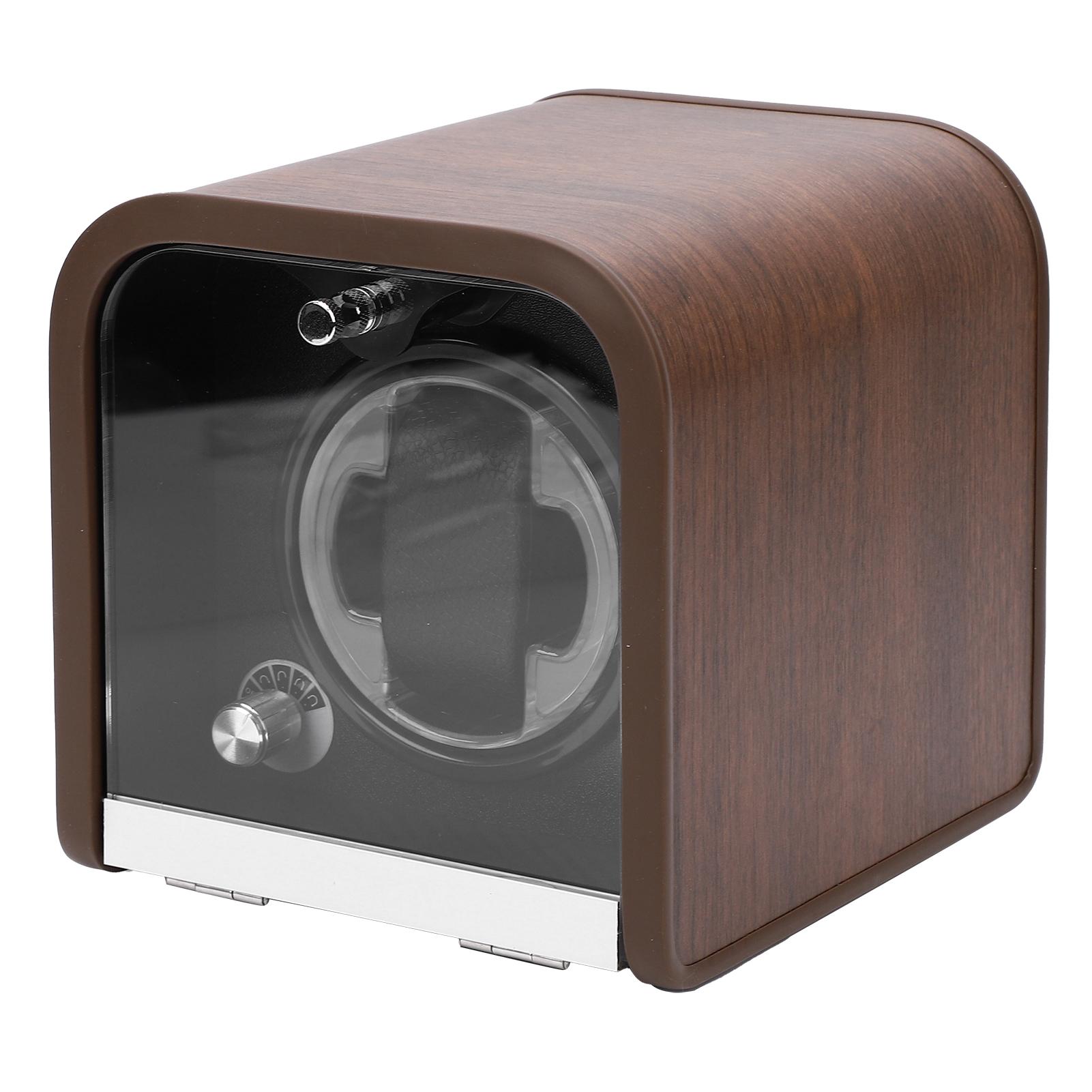 

Mechanical Watch Winder 5 Modes Automatic Watch Winder Wood Storage Box for Home