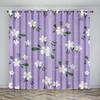Girls Like The Flower Pattern Sunshade Curtains Living Room Bedroom Home Decoration Thin Curtains 2 Panels