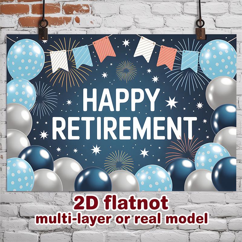 Party Backdrop Blue White Photo Booth Background Front Door Decor