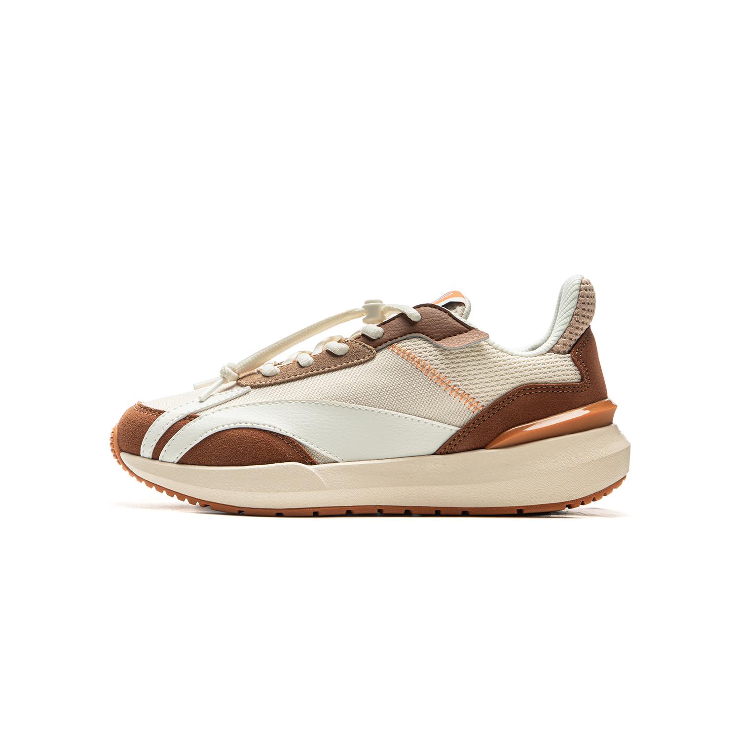 

Li Ning Kids Fashion Trend Low Top Casual Shoes Kids Casual Shoes Brown YKCU084-11 32