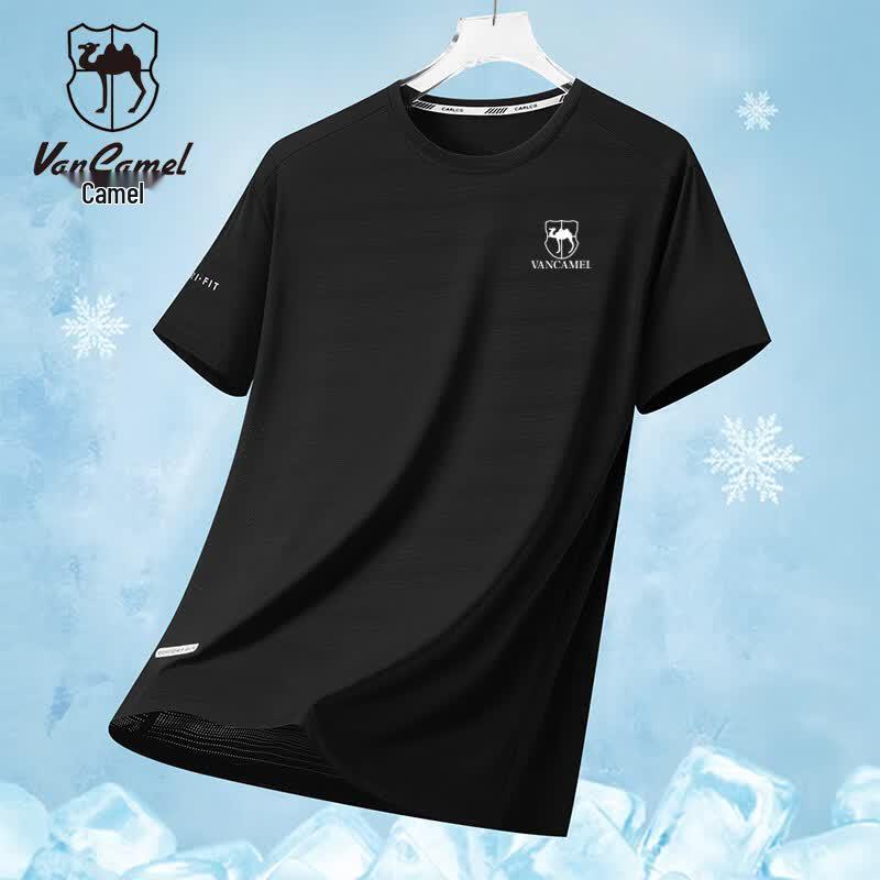 VANCAMEL Men s Summer Ice Feel Quick-Dry T-Shirt M