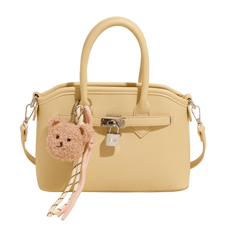 Geantă de mână versatilă de vară pentru femei, stil străin, model lici, geantă de umăr, geantă de mesaje de lux ușoară