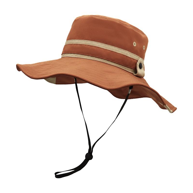 Outdoor Camping Quick Drying Mountaineering Waterproof Sun Hat Men and Women Fishing Sunscreen Sunshade Bucket Hat Western Cowboy Hat