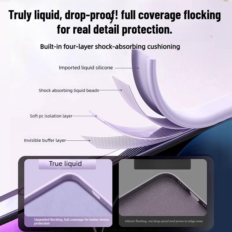Luxury Original Liquid Silicone Phone Case For Xiaomi Poco X8 Pro Max X7 F8 Ultra F7 M8 Pro Skin Feel Shockproof Protector Cover