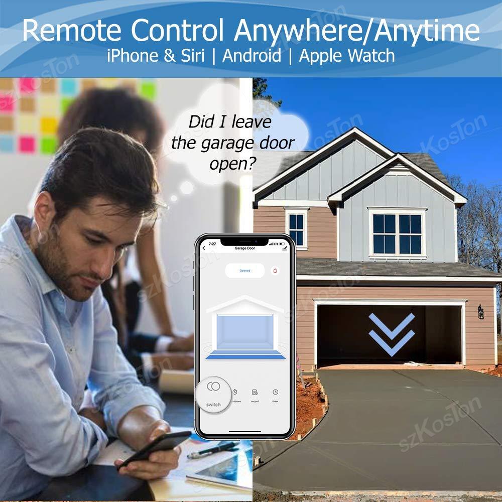 Tuya ZigBee3.0 Garage Door Control Smart Garage Door Switch Opener Controller Voice Works with Alexa Google Home Smart Life APP