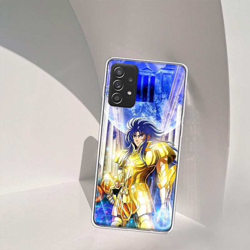 Saint Seiya Knights Of The Zodiac Phone Case for Samsung A54 A57 A37 A17 A14 A15 A12 A24 A34 A55 A35 A25 A52S A07 A05S A04S A22