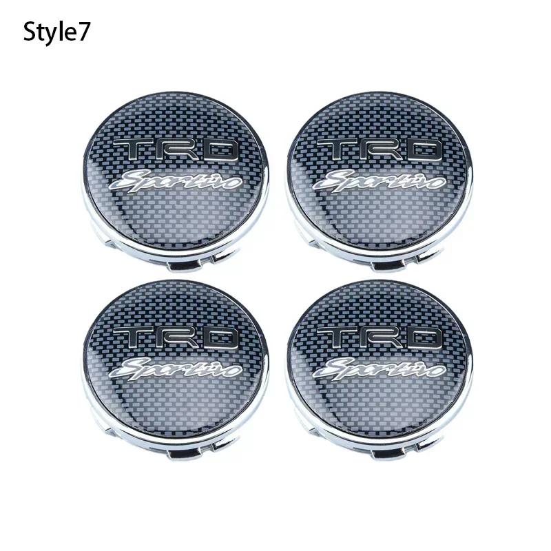 4pcs 60mm Car Tyre Wheel Center Hub Cap Badge For Toyota C-hr Prado Rav4 Yaris Hilux Prius Avensis Corolla Camry Accessories