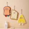 Cartoon Hanging Absorbent Hand Towel - Lint-Free for Bathroom & Kitchen
