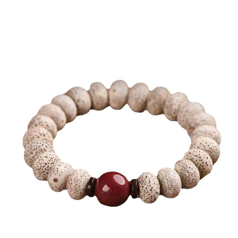 Hainan Star-Moon Bodhi Bead Bracelet for Men, Cinnabar Pixiu Bracelet, Six-Character Mantra Buddhist Bead Bracelet for Women