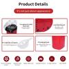 Small Popcorn Popper Machine Automatic Compact Design Fast Heating Oil Proof Snack Maker Plastic Texture for Kitchen
