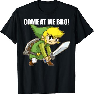 Legend of Zelda Kom an bara! Länk Action Pose T-shirt