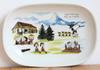 Snoopy Oval New York Set of 2 3870059 Plates, & Switzerland, Designs,