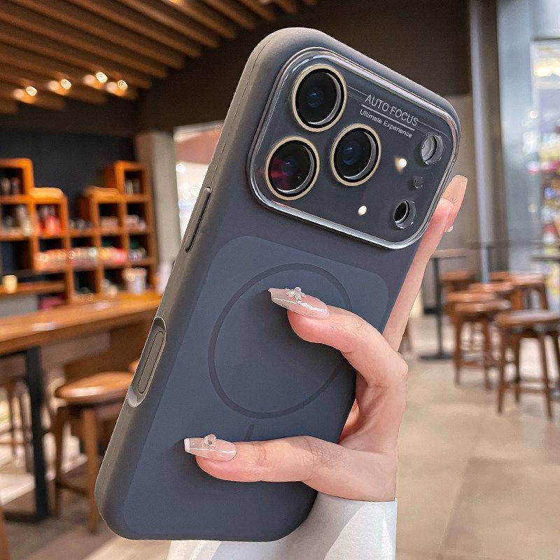 Liquid Silicone Magnetic Phone Case For For Iphone 17 16 Pro Max Camera Protection Cover For For Iphone 1 Pro Max 16Pro 17Pro Case