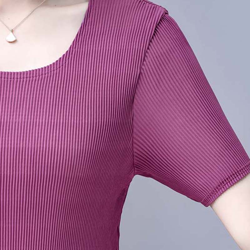 Elegante Chiffon-Kleider für Damen in Übergröße, schmale Kurzarm-Kleider, lange Vintage-Kleider, weibliche Sommerkleidung