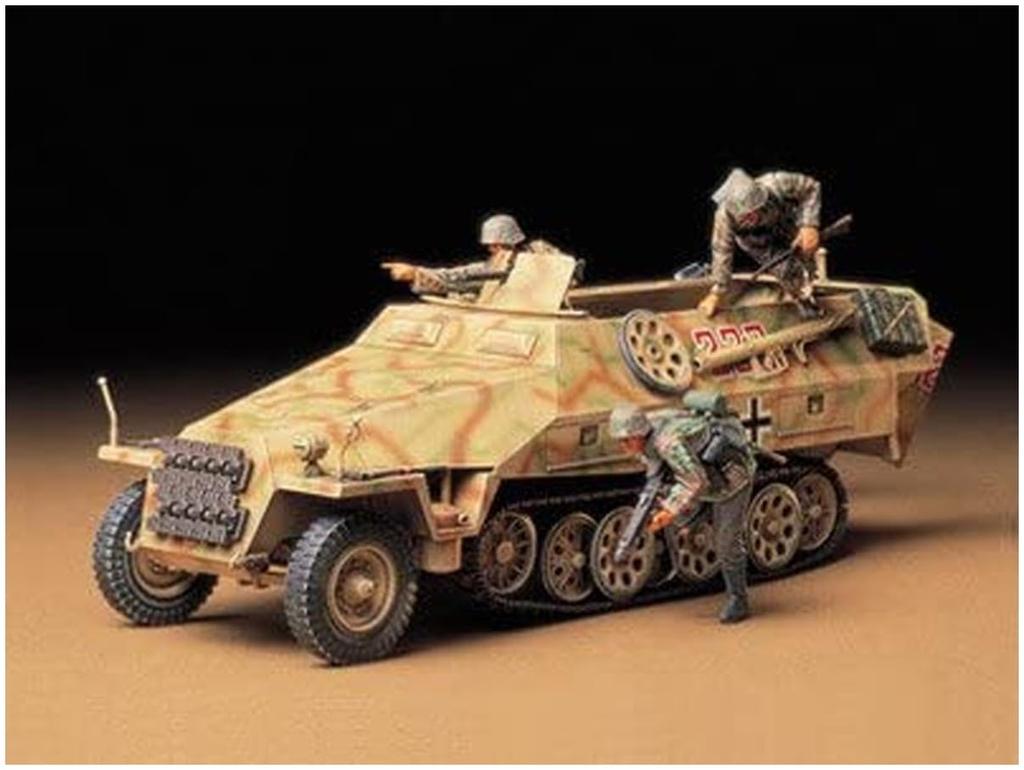 Tamiya Military Miniature Series 195 German Army Hanomag Armored Personnel Carrier D Plastic Model Kit 35195 1/35 No. Ausf. Schützenpanzer