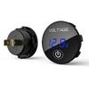 DC 5V-48V  LED Panel Digital Voltage Voltmeter Meter Battery Capacity Display Volt with Touch ON/OFF Switch for Car Boat Marine