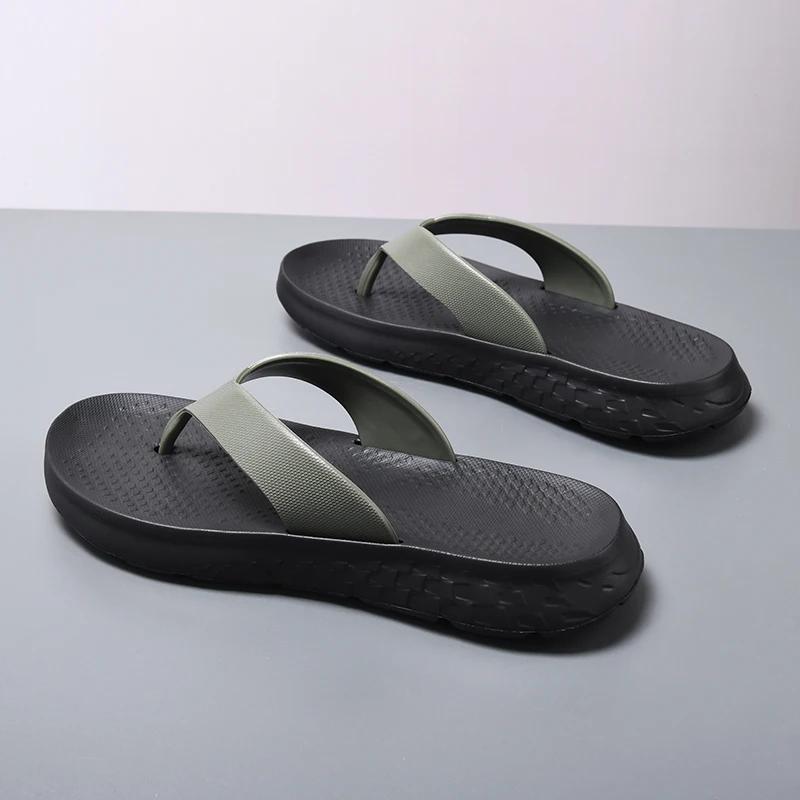 Fashion 2025 New Summer Shoes Men Slippers All-match Beach Slippers Outdoor Anti-slip Mens Flip Flop Sandals Male Casual Sandals