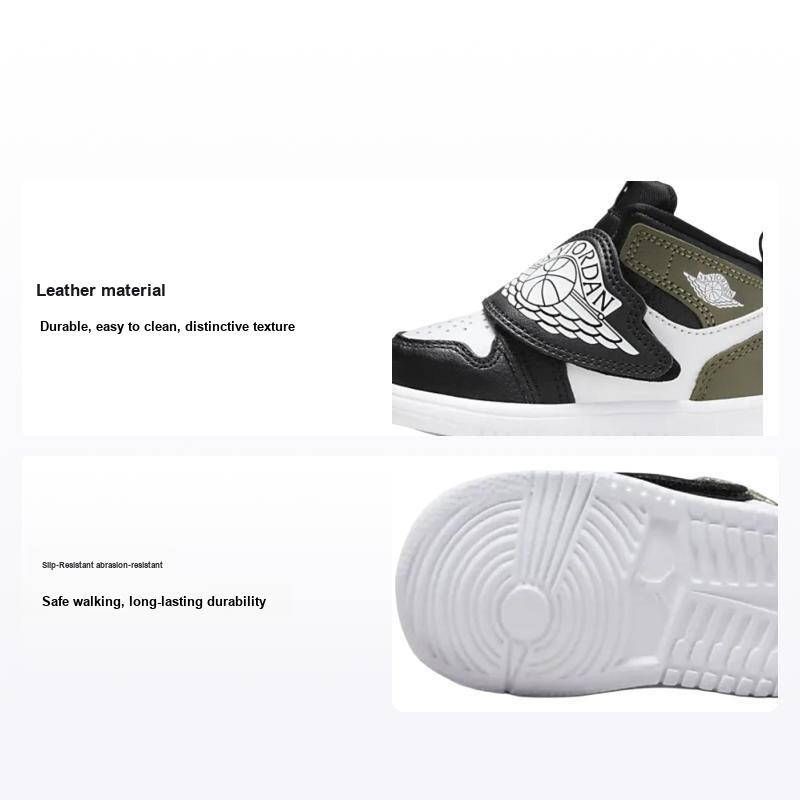 Кроссовки Air Jordan Sky Jordan 1 TD Black Toe Medium Olive Baby белые BQ7196-092 23.5