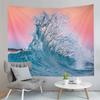 Ocean Wave Tapestry Surfing Wave Breaking Tapestry Natural Scenery Tapestry Wall Hanging Tapestries Art Living Room Bedroom Dorm