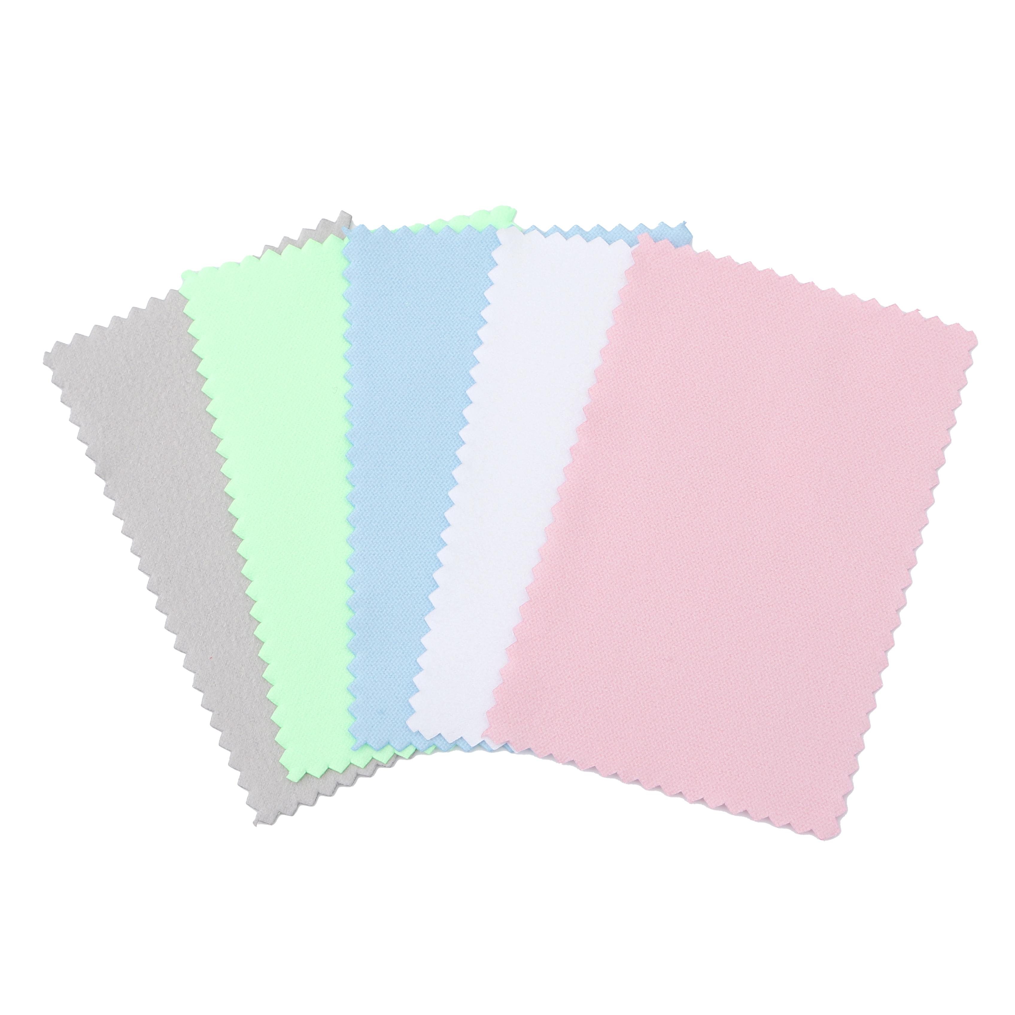 

20 шт. бархатная серебряная салфетка для протирки, полировальная ткань для серебряных и золотых инструментов для протирки, аксессуары 6x8mm разноцветный