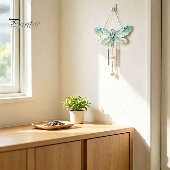Dekorative Artikel für Haus Küsten-Glanz Meerglas Sonnenfänger, Acryl Ozean-Thema Fenster Einzigartige Wandkunst Büro Hängende Dekoration, Miniatur-Ornament Zuhause