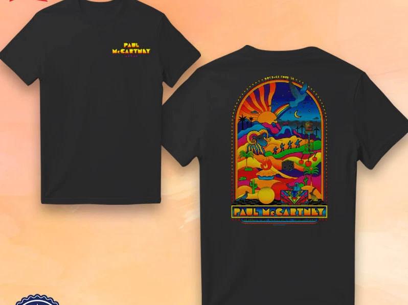 Paul McCartney Palm Desert, CA Sep 29 2025 Tour Shirt T S